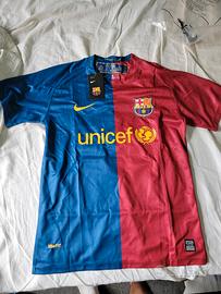 maglia calcio Barcelona Messi 2008-09 UNICA