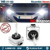 LAMPADINE RICAMBIO XENON D1S 6000K 35W HYUNDAI i40
