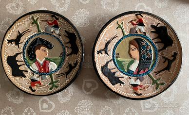 Piatti Decorati Artigianato Sardo