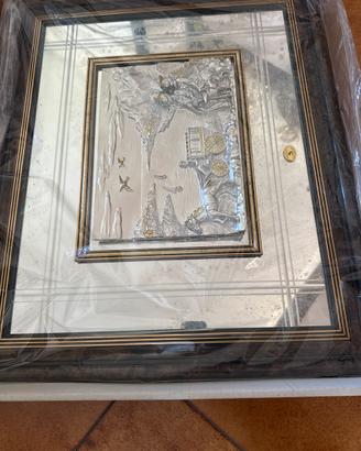 Quadro decorativo bassorilievo 72x59 cm