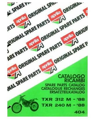 Catalogo ricambi Aprilia TXR 312 M e TXR 240 M