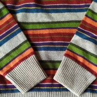 Maglione lana scollo a V