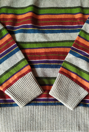 Maglione lana scollo a V