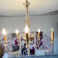 Splendido grande lampadario Murano anni 60