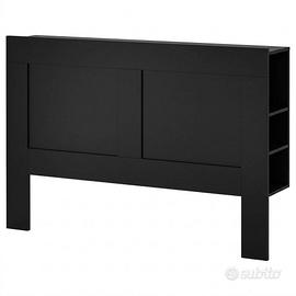 Testiera IKEA Brimnes nera
