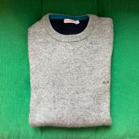 Maglione uomo SUN 68 grigio lana taglia L