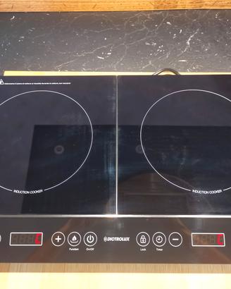 Piastra a induzione portatile doppia