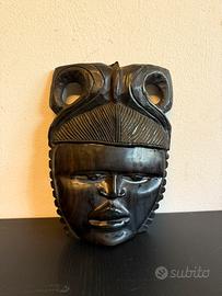 Scultura in ebano africana costa d’avorio tribal