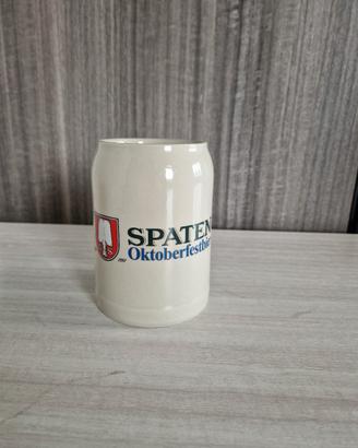6 bicchieri per la birra Spaten in ceramica