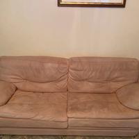 Divano alcantara rosa antico