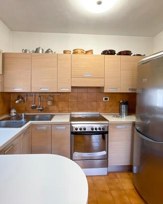 Cucina angolare con penisola