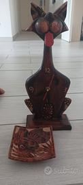 Baule + statuine stile etnico