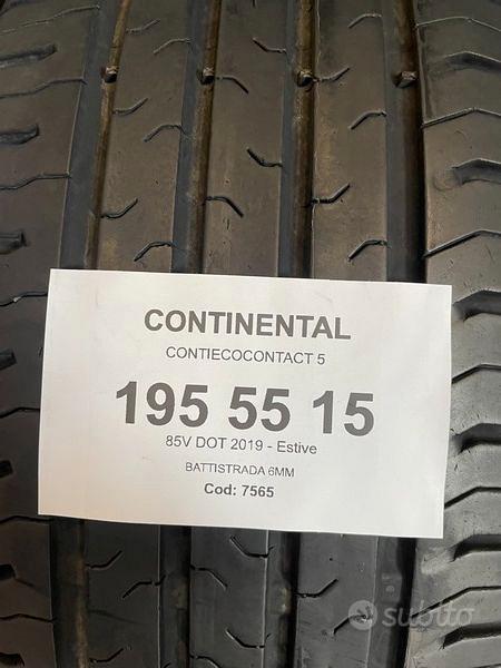 Continental 195/55 R15 85V ContiEcoContact 5 pneumatici usati Estive