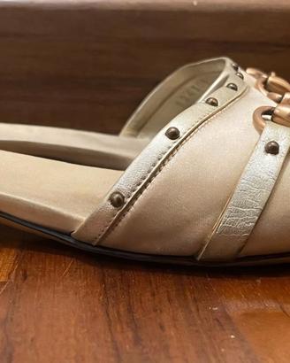 Gucci  ciabattine donna vintage col. oro misura 37