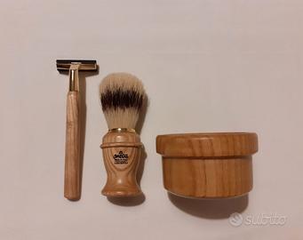 OMEGA - Set da rasatura in legno naturale - NUOVO