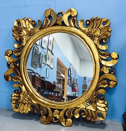 Specchio vintage dorato 