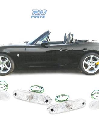 FRECCIE LATERALI PER MAZDA MX5 89-05 BIANCO