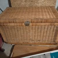 cassapanca in rattan