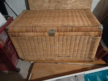 cassapanca in rattan