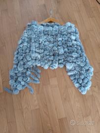 mantellina donna vera pelliccia 