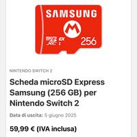 Micro sd nintendo switch 2