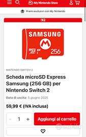 Micro sd nintendo switch 2