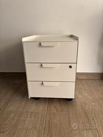 Cassettiera metallo 3 cassetti  IKEA TROTTEN