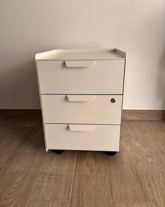 Cassettiera metallo 3 cassetti  IKEA TROTTEN