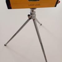 Livella laser con bolla e treppiedi