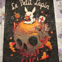 Diamond painting completato a mano