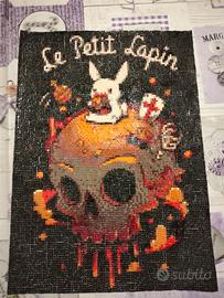 Diamond painting completato a mano