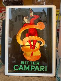 Insegna pubblicitaria campari anni 70