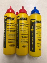 3 POLVERE TRACCIATURA ROSSA MAURER 400 gr 54662