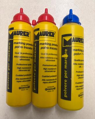 3 POLVERE TRACCIATURA ROSSA MAURER 400 gr 54662