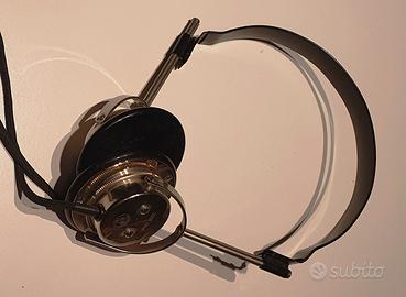 Cuffie vintage per uso radio galena o telegrafo