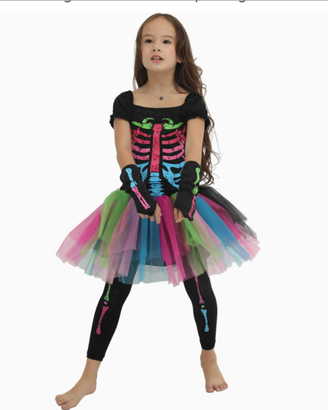 Costume di carnevale bambina 9/10 anni