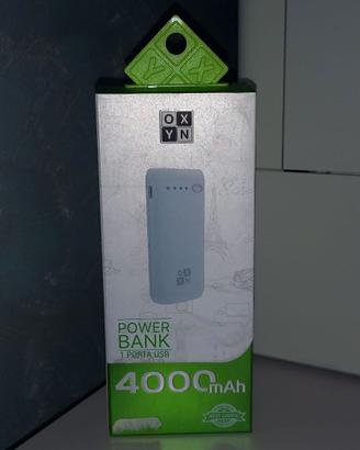 Powerbank 4000mAh – Nuovo, mai usato 🔋