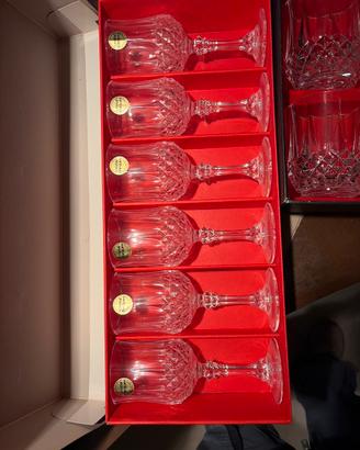cristal d arques bicchieri