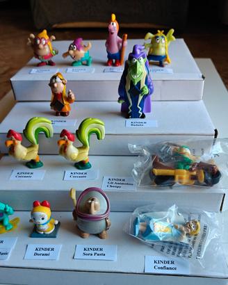 Lotto 12 Personaggi Kinder e Ferrero (anni 2000)