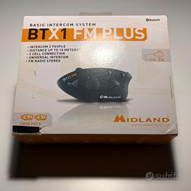 Interfono Midland BTX1 FM Plus – Twin Pack