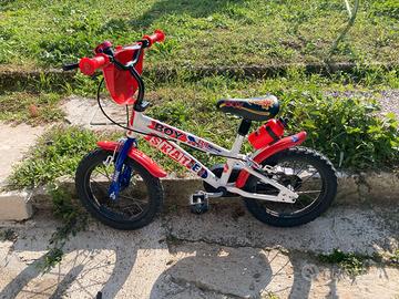 Bicicletta bimbo + rotelle