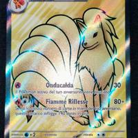 Pokémon 151 ninetales 186/165 appena sbustato