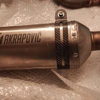Scarico Akrapovic + collettori x Honda 600
