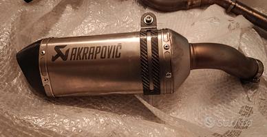 Scarico Akrapovic + collettori x Honda 600