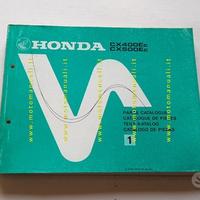 Honda CX 400 - CX 500 1982 catalogo ricambi