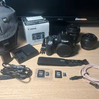 Canon 250D + 50mm f1.8 STM + 18-55 – Kit