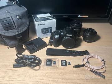 Canon 250D + 50mm f1.8 STM + 18-55 – Kit