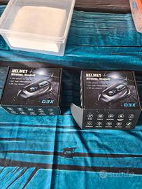 coppia auricolari wireless Bluetooth casco 