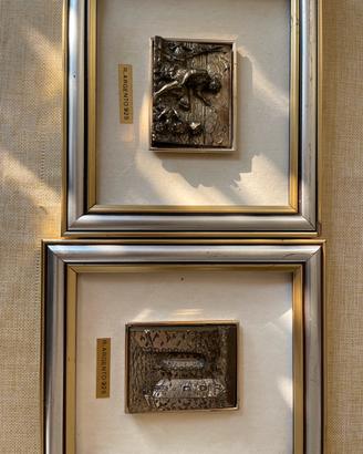 Quadri vintage in argento