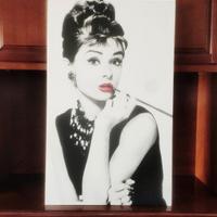 Quadro Audrey Hepburn su tela